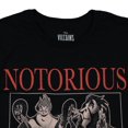 thumbnail image 3 of Disney Villains T-Shirt Men's Notorious Character Squad Design Adult Short Sleeve Tee, 3 of 3