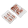 thumbnail image 4 of Uñas postizas de plástico, 30 pegatinas para decoración de uñas, pegatinas para uñas, diseño aerodinámico, 4 of 8