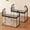 2pcs, variant on 【Summervibes】Large Clear Thick Plastic Storage Box with Hinged Lid, Heavy-Duty Durable High Capacity Organizer, Perfect for Home, Camping, Travel, Attic and Moving