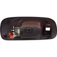 thumbnail image 5 of Right Front Interior Door Handle Compatible with 1998-2004 Chrysler Lhs Chrysler 300M Concorde Chrome Lever With Black Bezel With Lock Button 5102860AA Pro-am Special, 5 of 5