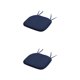 thumbnail image 4 of Cojín de asiento Injueey antideslizante para silla de comedor Azul 41*41cm 2Conjunto, 4 of 6