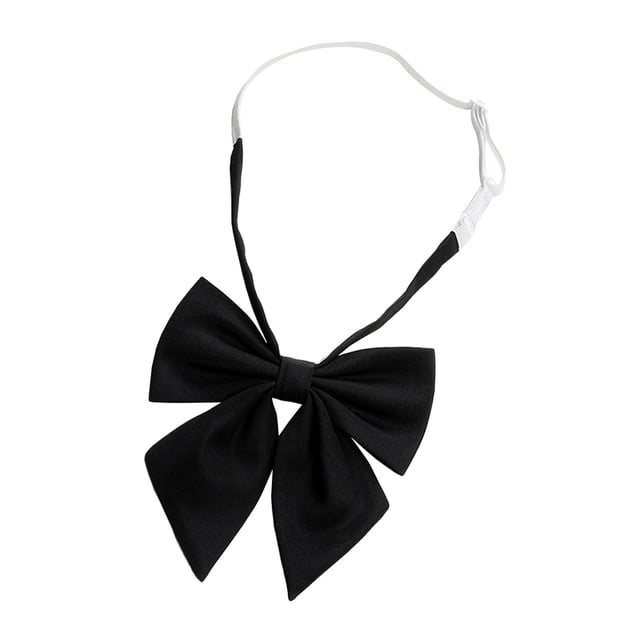 Shisuyan Nœud Papillon Pré-Noué Ajustable Matériau Synthétique 1Pcs 5.1X4.7X0.4In