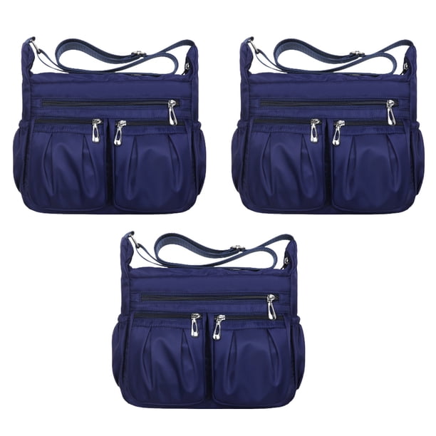 Bolso bandolera para mujer, de nailon, impermeable, ligero, de lona de gran capacidad