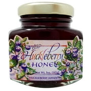 Angle View: Huckleberry Honey 5 Oz, Made In Usa