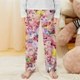 thumbnail image 2 of Kirby Pajama Pants Sleep Pants Soft Elastic Waist PJ Bottoms Lounge Pants, 2 of 7