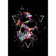 thumbnail image 3 of Solti, Balazs 11x14 Black Modern Framed Museum Art Print Titled - Skull X (color), 3 of 5