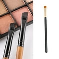 thumbnail image 5 of Wooden Handle Eyebrow Eyeliner Brush Angled Professional Makeup Brush Cosmetic For Women Lady, 5 of 7