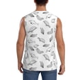 thumbnail image 4 of Fotbe Men's Sea Turtle Print Men's Sleeveless Muscle Tank Tops Casual T-Shirts for Gym Workout Beach-Small, 4 of 8
