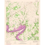 Topo Map - Acton Texas Quad - USGS 1961 - 23.00 x 28.95 - Glossy Satin Paper