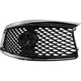 thumbnail image 3 of New Painted Gray Grille Assembly Compatible With Infiniti QX60 Luxe 6 Cyl 3.5L QX60 Base 6 Cyl 3.5L QX60 Hybrid 4 Cyl 2.5L QX60 Pure 6 Cyl 3.5L 2016-2019 By IN1200136 623109NC0B, 3 of 6