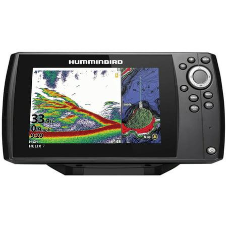 Humminbird 411060-1 HELIX 7 CHIRP Sonar G3N Dual Spectrum Combo Fishfinder/GPS/Chartplotter with 7