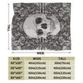 thumbnail image 4 of XMXY Fleece Throw Blanket for Couch, Rose Skull Heart Arrow Print Lightweight Plush Fuzzy Cozy Soft Bed Blankets and Throws for Sofa, 50"x40" inches, 4 of 8