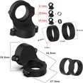 thumbnail image 4 of Tija de sillín de bicicleta de cuarto de vuelta compatible con Garmin Varia Radar RTL515 RTL510 RVR315 y Edge 130 530 540 830 840 1040 - Se adapta a manillares de 25,4 mm, 28,6 mm y 31,4 mm, 4 of 5
