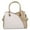 White, variant on Women PU Leather Crossbody Handbag, Chic Tote Bags Satchel Crossbody Bag Shoulder Bags Purse for Wedding Party Prom Purse Gift for Girl Mom, White