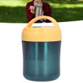 thumbnail image 3 of Filfeel Bocal Alimentaire Isolé avec Poignée, Bocal Alimentaire Isolé 500ml en Silicone Inoxydable 304 Étanche pour Soupe, Récipient à Lunch Isolé, 3 of 8
