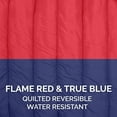 thumbnail image 4 of FurHaven | Trail Pup Packable Stuff Sack Travel Pillow Bed for Dogs & Cats, Flame Red & True Blue, Large, 4 of 12