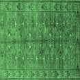 thumbnail image 1 of Ahgly Company Indoor Square Oriental Emerald Green Industrial Area Rugs, 7' Square, 1 of 4