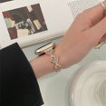 thumbnail image 6 of Bling Heart-Shaped Band Compatible for Apple Watch Band 38mm 40mm 41mm, Watch Band for Women Girls with Link Removal Tool Chain Strap for iWatch Series 9 8 7 6 5 4 SE 3 2 1, Rosegold, 6 of 6
