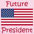 thumbnail image 2 of CafePress - Future President USA Flag Body Suit - Long Sleeve Cotton Baby Bodysuit, 2 of 4