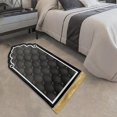 thumbnail image 4 of Prayer Rug Birthday Home Collectible Eid Hajj Prayer Carpet Mat Gift Black 50cmx80cm, 4 of 8