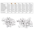 thumbnail image 1 of Riveting Nuts Flat Head Riveting Nuts Aluminum Galvanized 100Pcs Pull Riveting Nuts Aluminum Flat Head Vertical Hardware Accessories Wj-30045, 1 of 8