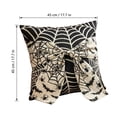 thumbnail image 5 of Halloween Throw Pillow Covers 18x18 Inch, Printed Decorative Square Pillowcases, Farmhouse Holiday Cushion Covers for Couch Sofa Living Room Bedroom Outdoor Home Decor, 5 of 7