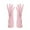 Pink, variant on JHGoosa Gloves Gloves Washing Hand Rubber Long Cleaning Warm Gloves Kitchen Latex Dish Washing Tool Dishes Gauntlets Kitchen Dining Bar "GN1"