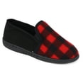 thumbnail image 1 of Zac & Evan Boys 11-5 Plaid Fleece Slipper Shoe(Red 13/1), 1 of 2