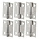 thumbnail image 1 of Bisagra de acero inoxidable, 10 piezas, bisagras de 1 pulgada, orificio para bisagras a tope 304, bisagra marina, diseño de última generación, 1 of 8