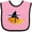 Pink and Black, variant on Inktastic Funny Goldfish with Shark Fin Boys or Girls Baby Bib