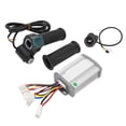 thumbnail image 4 of NFTIGB 48V 1000W Brushed Motor Controller Set with Twist Throttle Handle Keys Front Lamp Switch, E-Bike Conversion Kit for Electric Bicycle Scooters (9.05 x 6.69 x 3.93 inches / 23 x 17 x 10 cm), 4 of 9