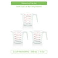 thumbnail image 5 of AppleTofu 500ml Plastic Measuring Cup Set with Handle and Spout - Set of 3, 5 of 5