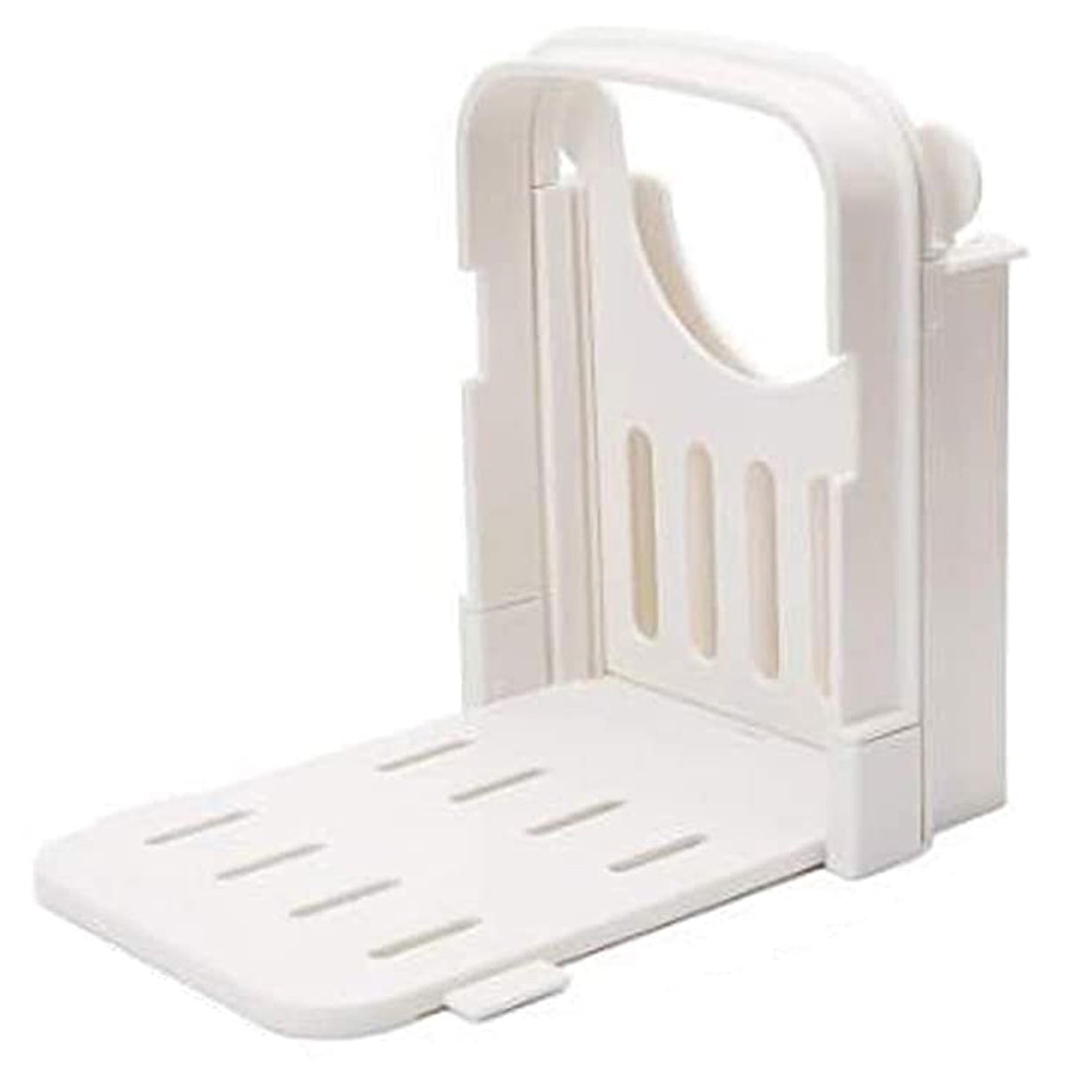 Xiyztok Bread Slicer Foldable Toast Slicer Tool Adjustable Toast Loaf Slicing Machine Plastic Bread Cutting Guide Tools for Homemade Bread Kitchen Baking Tool