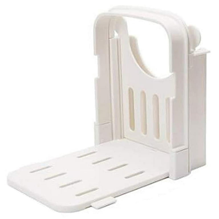 1pc New Toast Bread Slicer Plastic Foldable Loaf Cut Rack Cutting Guide Slicing Tool Kitchen Accessories Practical Cakes Split Tools