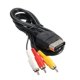 thumbnail image 4 of Cables de cable de vídeo de audio de 1080p Av para X-box Hdtv Dvd Tv accesorios de cable de TV Feliz Sencillez, 4 of 5