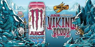 Monster Energy Juice Viking Berry, 16 Oz Can - 24 pack