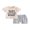Beige, variant on Bagilaanoe 2pcs Toddler Baby Boy Short Pants Set Letter Print Short Sleeve T-Shirt Tops Shorts 6M 12M 18M 24M 3T Kids Casual Summer Outfits