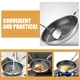 thumbnail image 5 of Sartén antiadherente de acero inoxidable con forma de panal, para huevos, universal, plana, para filetes, de inducción y de calentamiento rápido, de acero inoxidable, 5 of 7