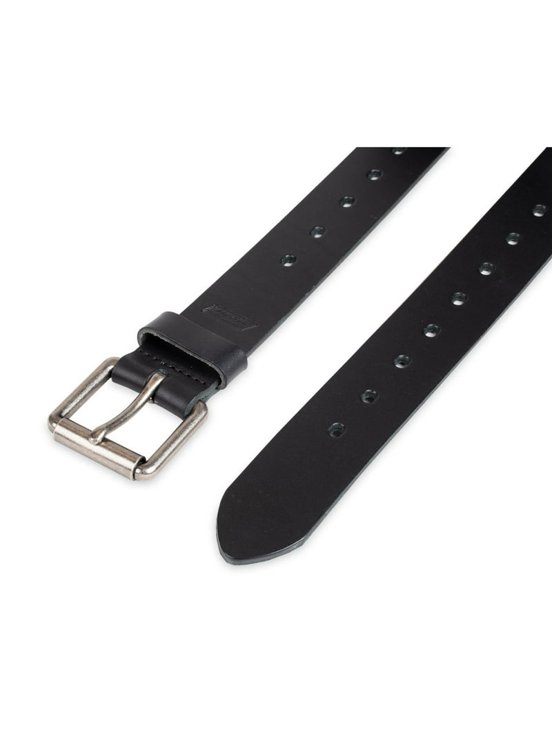 Genuine Dickies Men's Black Fully Adjustable Perforated Leather