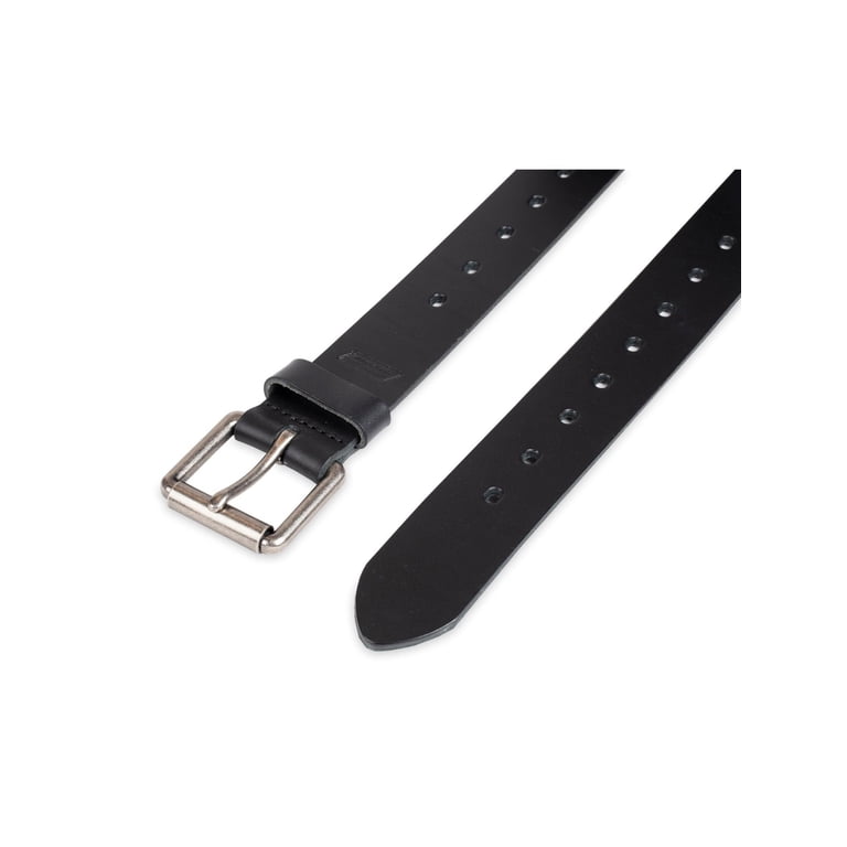 Genuine Dickies Men's Perforated Leather Belt, Black photo 4