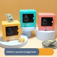 thumbnail image 3 of Mini Bank Money Box Retro Atm Rotating Password Cash Coins Saving Box Bank Safe Box Automatic Deposit Banknote Christmas Gift, 3 of 9