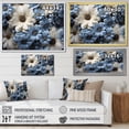 thumbnail image 4 of Designart "Innocent White And Blue Daisy Flowerets" Daisies Floater Framed Canvas Art Print, 4 of 5