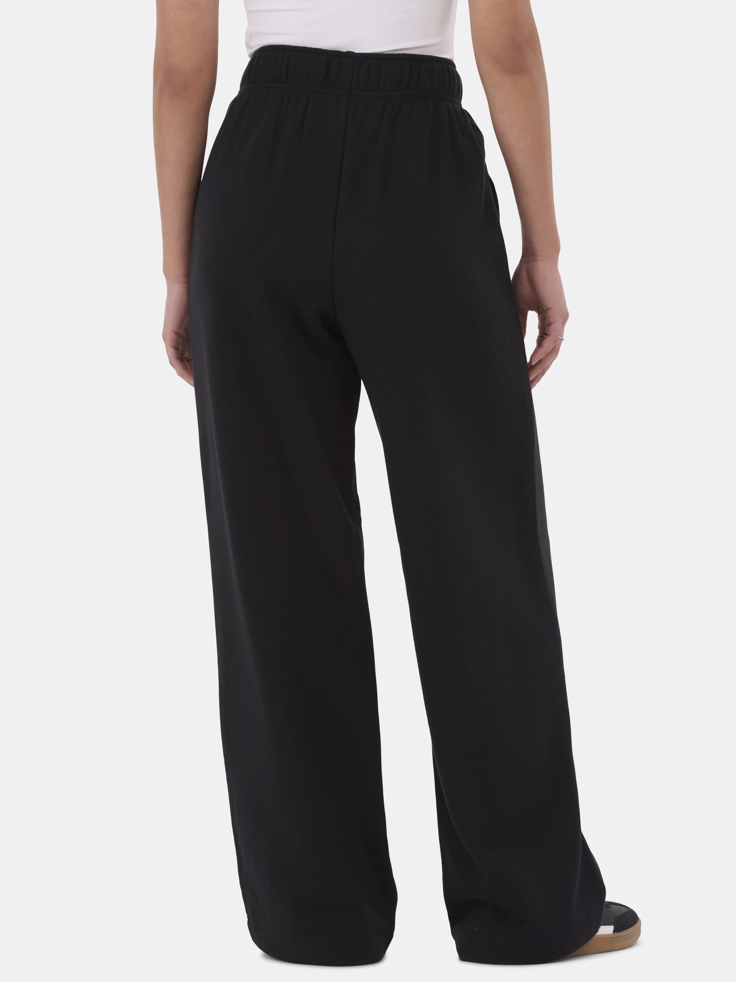 No Boundaries Wide-Leg Fleece Pants, 30” Inseam, Women’s and Women’s Plus