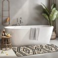 thumbnail image 2 of Beige Geometric Diamond Dot Pattern Kitchen Rug Mat,Kitchen Runner Rugs Non Skid Washable,Decorative Kitchen Floor Mats for Kitchen,Sink,Laundry,17"x47.2", 2 of 7