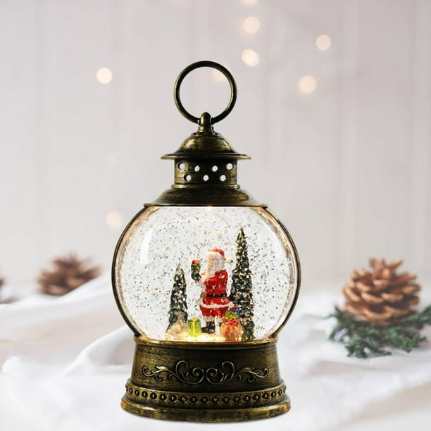 Lanterne De Boule à Neige De Noël Créative, Lampe à Neige