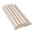thumbnail image 2 of 100Pcs Wooden Dowel Rods Unfinished Wood Dowels, Solid Hardwood Sticks for Crafting, Macrame, DIY & More, Sanded Smooth,100 x Wooden Dowel,Wood color, 2 of 7