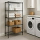 thumbnail image 4 of Estante Organizador para Almacenamiento de Acero Resistente - Anaquel Rack 5 Niveles Ideal para Baño Cocina Ropa Lavanderia 183 cm, 4 of 8