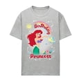 thumbnail image 1 of The Little Mermaid Womens Birthday Princess Ariel & Flounder Heather T-Shirt, 1 of 6