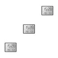 thumbnail image 3 of Reloj de pared digital Bearachild plástico negro 8218 Type1 NO1, 3 of 6