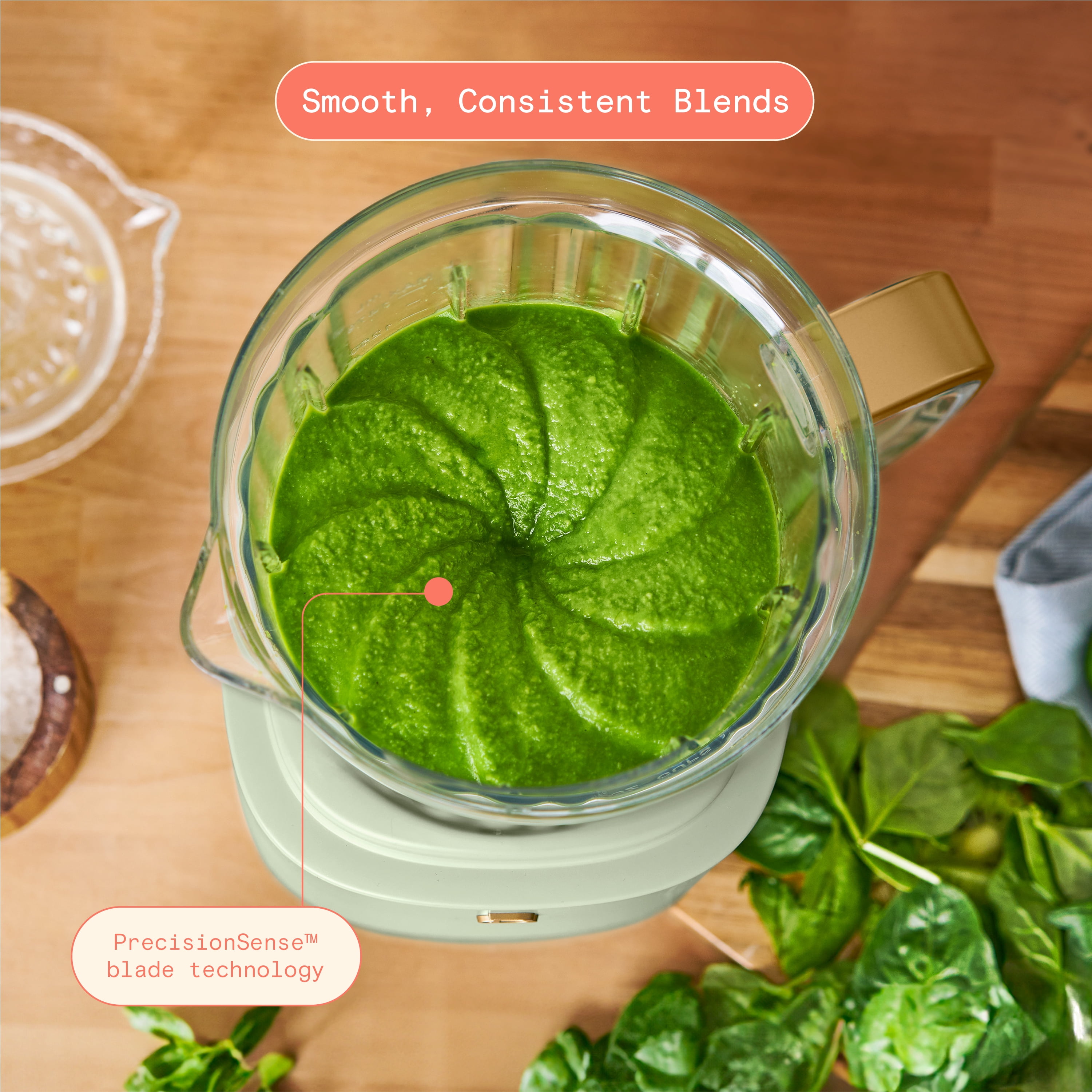 Beautiful PowerExact Blender System, Sage Green by Drew Barrymore